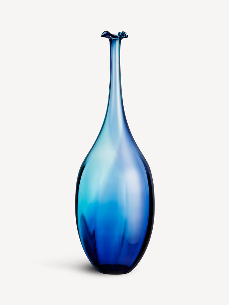 K&B Fidji vase blå 67cm